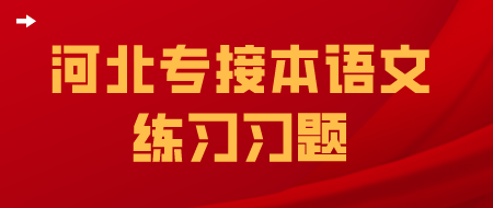 河北专接本语文练习习题.png