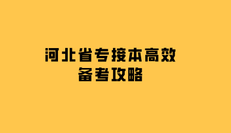 河北省专接本高效备考攻略.png